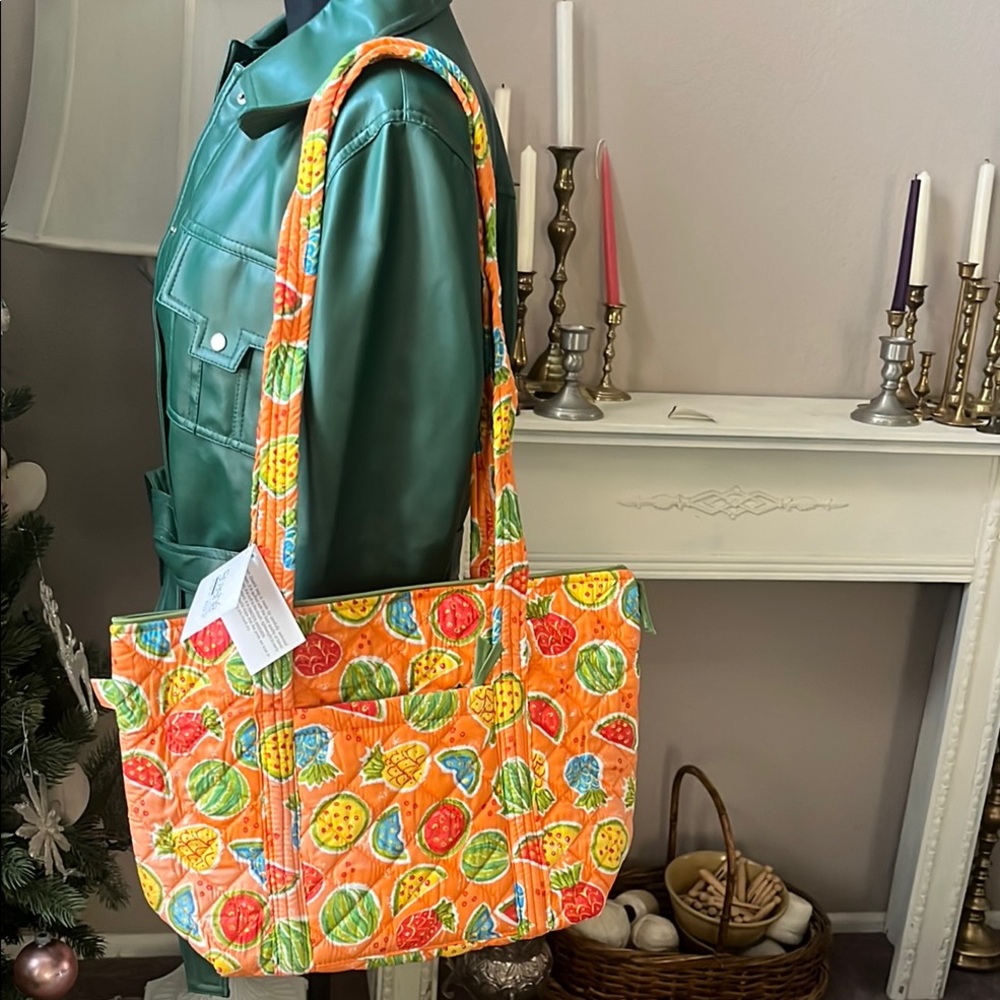 Stashe Colorful Fruit Print NWT Tote Bag